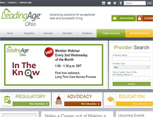 Tablet Screenshot of leadingageohio.org